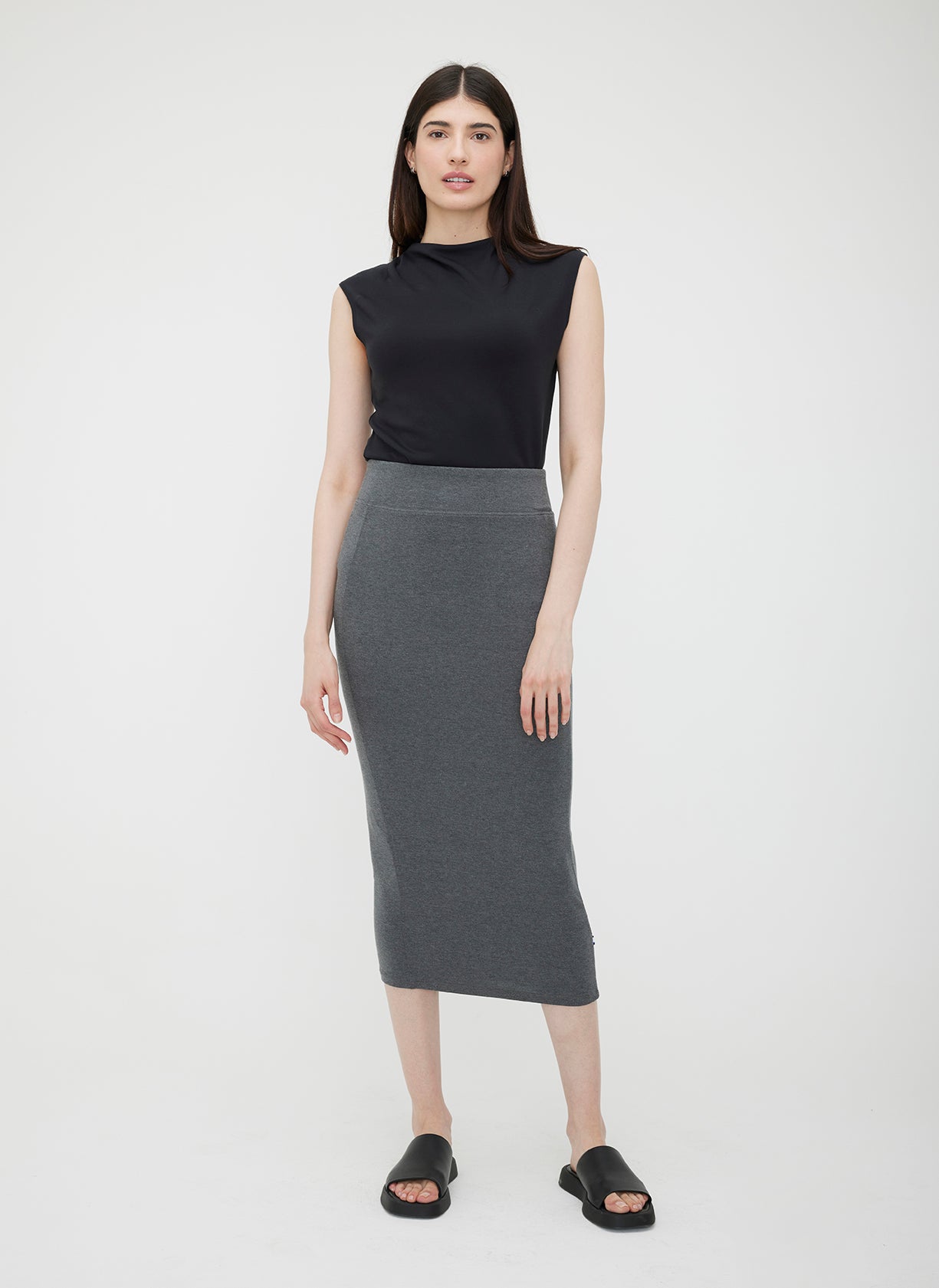 Happy Skirt ?? || Heather Charcoal