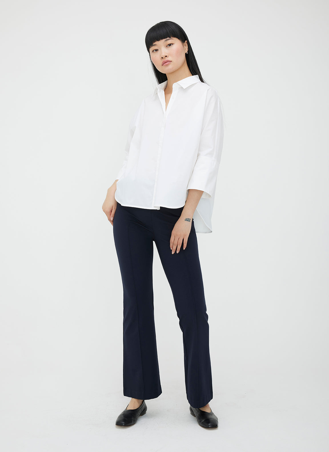 Marbella Wide Cuff Shirt ?? | S || Bright White