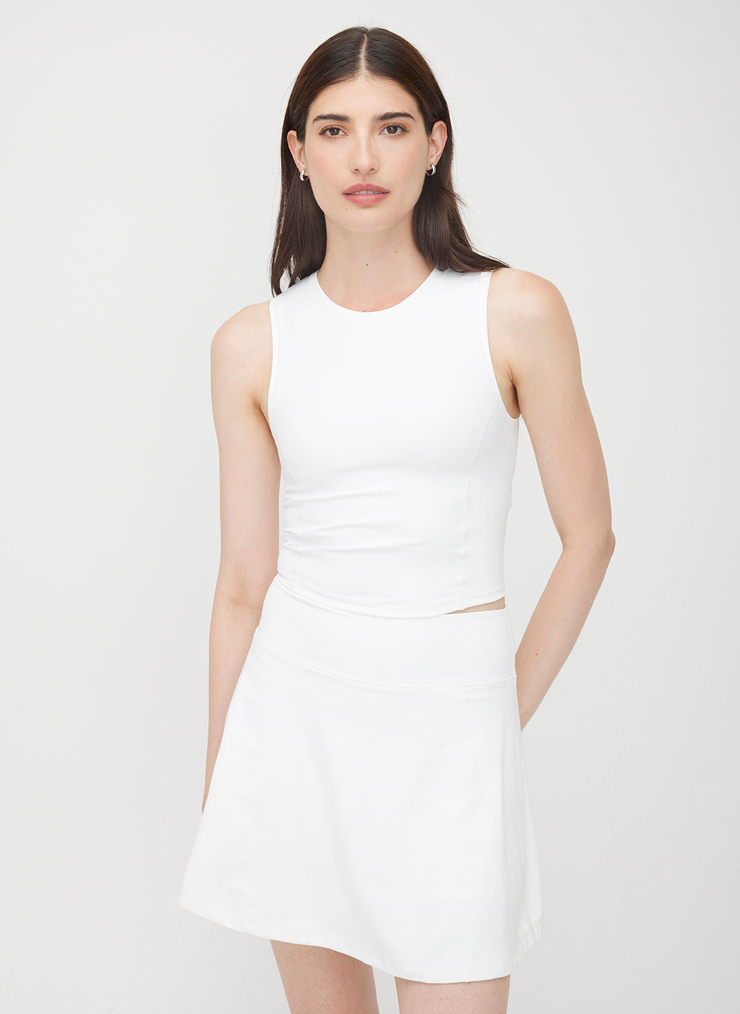 Corsica Longline Bra Tank ?? | S || Bright White